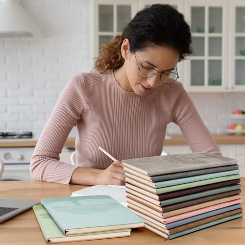 TaoBary A5 PU Leather Journals Bulk Colorful Tree Journal Notebook Soft Leather Cover Lined Ruled Writing Notebook for Back to School Office Group Team Volunteer(Assorted Colors,24 Pcs) - Image 5