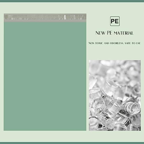 Metronic Poly Mailers 14.5x19 50PC Large Shipping Bags in Grayed Jade Green - Image 5