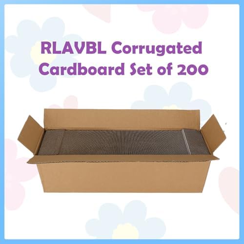 RLAVBL 200 Pack 3.5x4.5 White Corrugated Cardboard Sheets, Flat Cardboard Inserts for Shipping, Mailing, Packing, DIY Crafts - Image 7