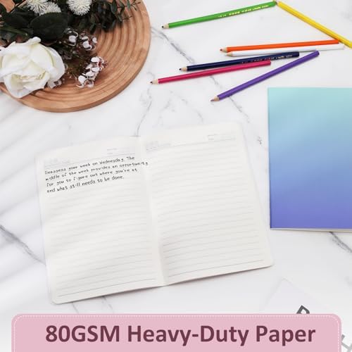 Ddaowanx 24 Pack Lined Journals Bulk,A5 College Ruled Composition Notebooks - Image 4