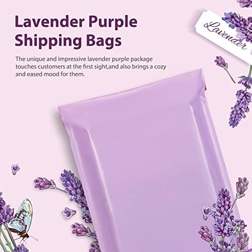 Fuxury Poly Mailers 10x13 Inch 50 Pcs,Shipping Bags for Clothing Purple - Image 6