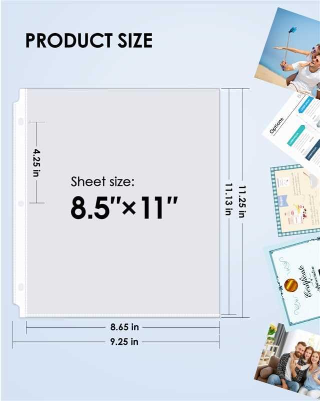 KTRIO Non Glare Sheet Protectors for 3 Ring Binder 200 Pack, 8.5 x 11 inch | Reduce Glare Clear Page Protectors Letter Size Plastic Paper Sleeves, Acid-Free, Top Loading, Business Office School Supplies - Image 7