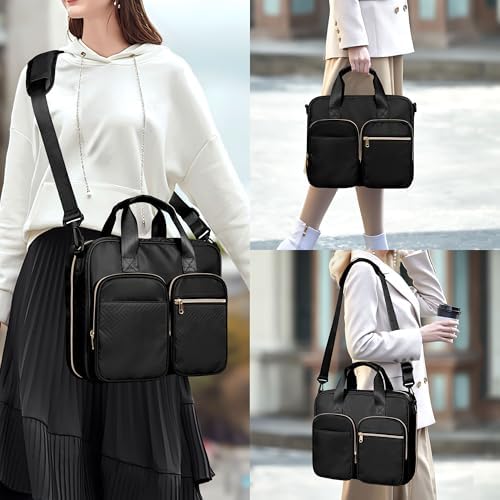 3 Ring Zipper Binder, 2 Inch Ring Binder Organizer Bag with Strap - Image 6
