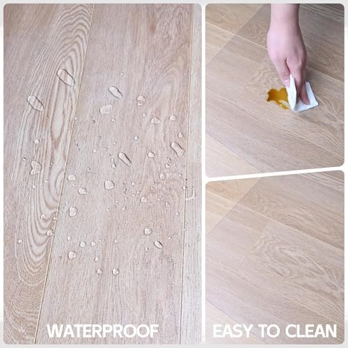 Office Chair Mat, 46" x 60" Crystal Clear Hard Floor Chair Mat, Transparent Floor Protector Mat for Hardwood Floor Flat Without Curling - Image 4