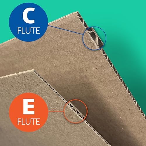 Flipside Products 32" x 40" Kraft Two Sided (C-Flute) Corrugated Project Sheets, Cardboard Sheets, Flat Packing Inserts, Crafts, Pads Packing, Brown, Pack of 25 - Image 4