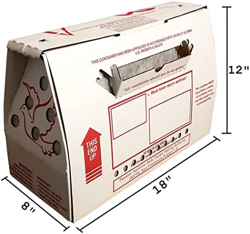 'Vented' Singles Live Chicken Shipping Boxes (20 pack) - Image 5