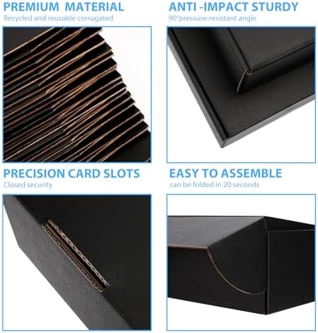 Black Shipping Boxes 10x4x4 Inches, 20 Pack - Image 5