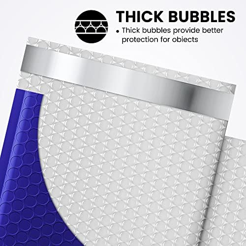 Fuxury Bubble Mailers 100Pcs 6x10" Royal Blue Shipping Padded Envelopes - Image 4