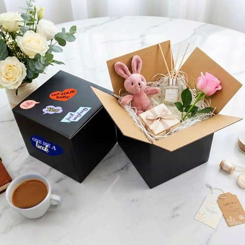 Black Shipping Boxes 6x6x6, 30 Pack Small Mailer & Packaging Boxes for Small Business, Heavy Duty Corrugated Cardboard, Perfect for Mailing & Shipping - Image 4