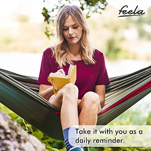 feela 15 Pack Pocket Small Notebooks Bulk, Mini Cute Notepads Hardcover College Ruled Lined Journals with Pen Holder for School Business Memos, with 15 Black Pens, 3.5”x 5.5”, A6, Yellow - Image 6