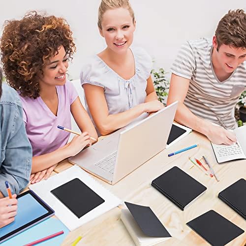 feela 170 Pack Blank Kraft Notebooks, Unlined Sketchbook Mini Cute Note Pad for Drawing Writing, Journal Bulk For Kids Students Office School Supplies, A6, 48 Pages, 4.25” X 5.5”, Black and Brown - Image 5
