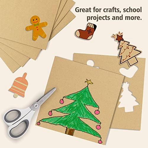 Golden State Art 50 Pack 10x10 Corrugated Cardboard Sheet 1/8" Flat Inserts - Image 5
