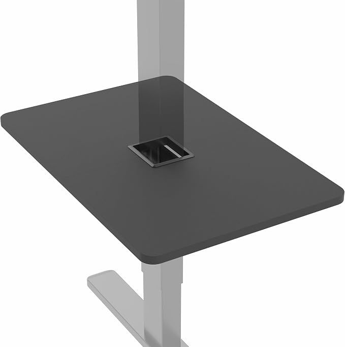 VIVO Adjustable Under Desk 16 x 12 inch Leg Shelf, Hidden Storage Tray for Small Accessories, Black, DESK-SF02LU by Unknown