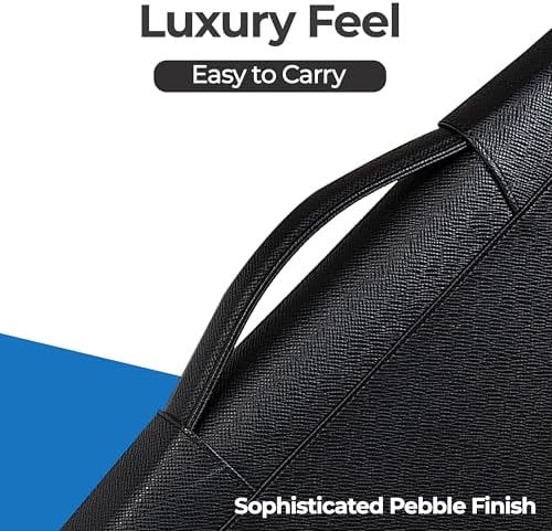 Case-it Zipper Padfolio | Letter Size | 3-Ring Binder | PAD-40 Black - Image 5