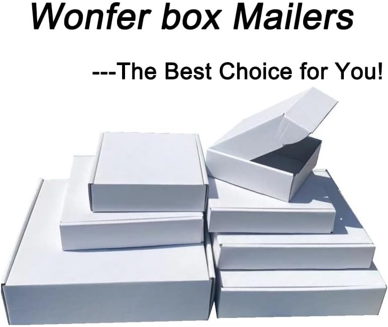 50 Pcs Letter Size Corrugated Mailer, 11x8x2'', Easy-Fold,book Shipping Box - Image 7