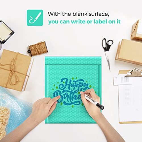 Fuxury Bubble Mailers 8.5x12 Inch 25 Pack Strong Adhesion Padded Envelopes - Image 4