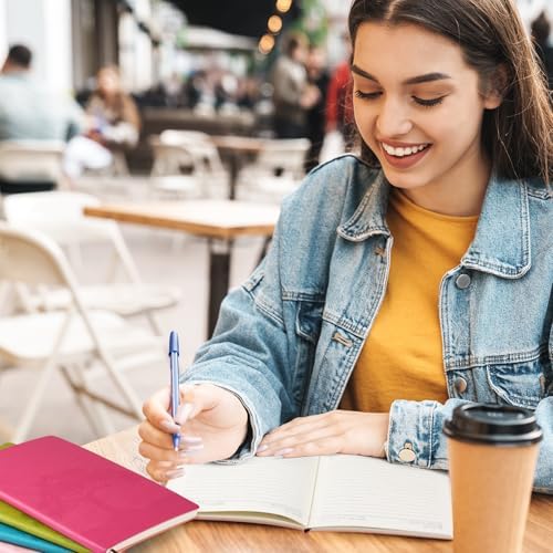 TaoBary A5 PU Leather Journals Bulk Colorful Tree Journal Notebook Soft Leather Cover Lined Ruled Writing Notebook for Back to School Office Group Team Volunteer(Bright Colors,36 Pcs) - Image 5