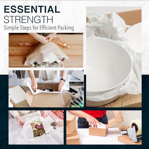 Purple Papers White Bulk Packing Paper | 1600 sheets | 27" x 17" | 50 lbs | Sheets for Moving - Newsprint Paper - Must Have in Your Moving Supplies | Newsprint Papers | Packaging Paper - Image 3