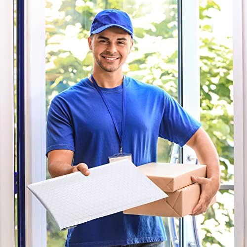 Fuxury White Bubble Mailers 8.5x12" Padded Envelopes 100 Pack Bulk - Image 6