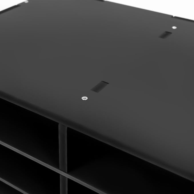 Mail Sorter Desktop, Black Mailbox for Classroom, 12 Compartments Literature Organizer, Desktop File Sorter, Paper Organizer for Home School Office (12 Slots Black) - Image 9