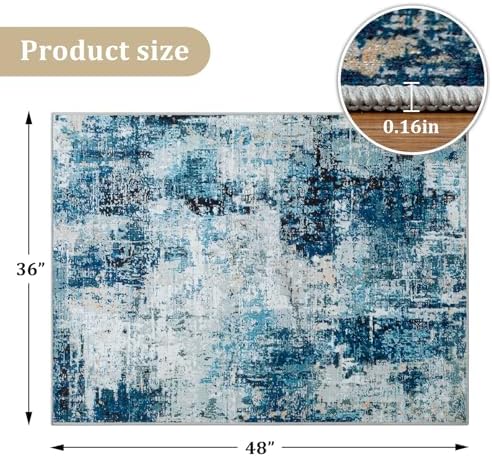 Office Chair Mat for Hardwood Floor, 48"x36" Easy Glide Computer Chair Mat Protector for Rolling Chair Under Desk Rug Nonslip Backing, Machine Wash - Image 7