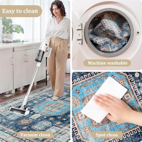 Office Chair Mat for Hardwood Floor, 60"x45" Easy Glide Computer Desk Mat Protector for Rolling Chair Under Desk Rug Nonslip Backing, Machine Wash, (Modern) - Image 6