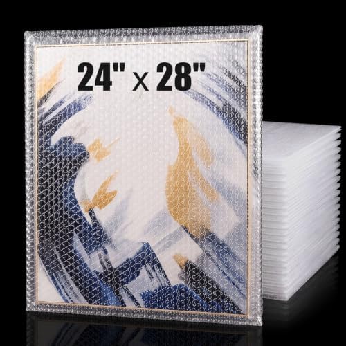 Dunzoom 20 Pack 24 * 28 Inch Extra Large Bubble Pouches, Non-adhesive Strip by Dunzoom