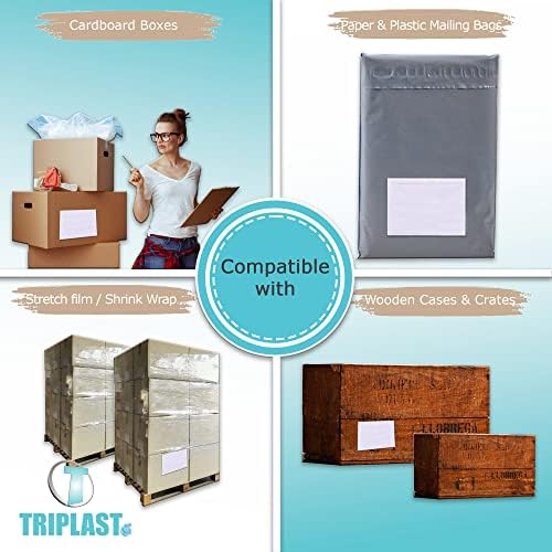 Triplast 200 x A6 Plain Document Enclosed Wallet (158 x 110 mm) | Peel & Seal Clear Plastic Envelopes/Sleeves/Pockets/Wallets | Attach Invoices, Packing Lists & Delivery Notes to Parcels - Image 7