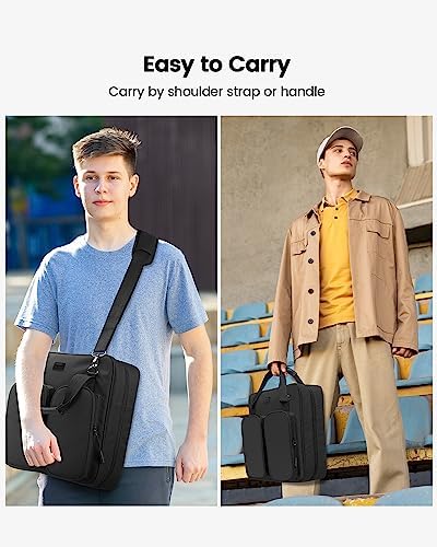 Zipper Binder 3 Inch 3 Ring with Shoulder Strap Multi-Pocket,Tough - Image 7