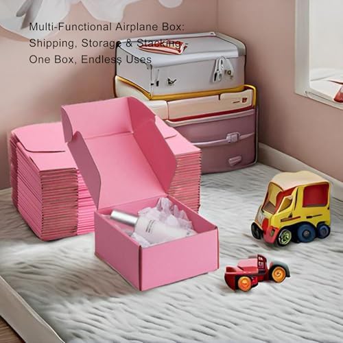 6x6x3 inch Pink Shipping Boxes for Small Business- Set of 25 - Image 5