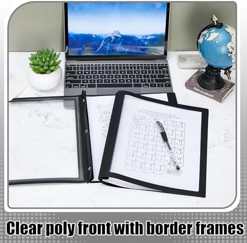 Teling 36 Pcs Report Covers with 3 Prong Presentation Folders, Black - Image 4