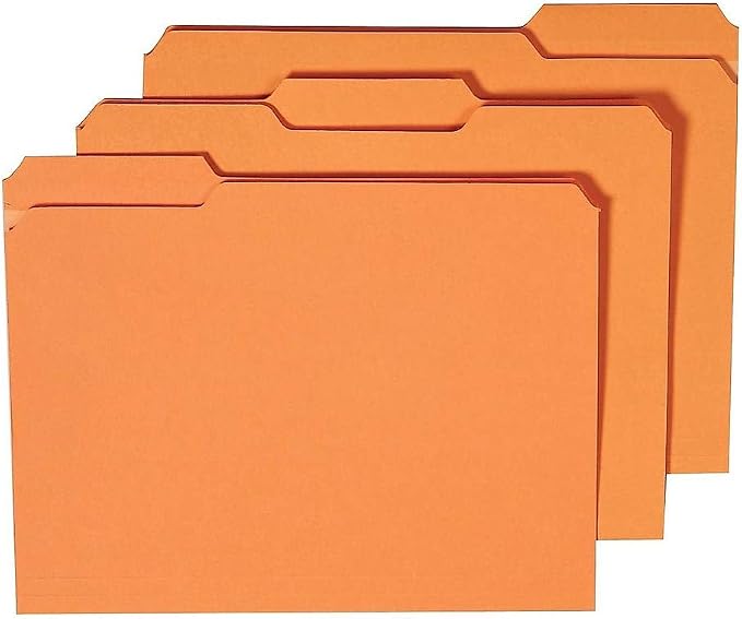 Staples Reinforced Colored File Folders, Letter Size, 3‑Tab, Heavy‑Duty Design, Assorted Colors, 250/Box - Image 5