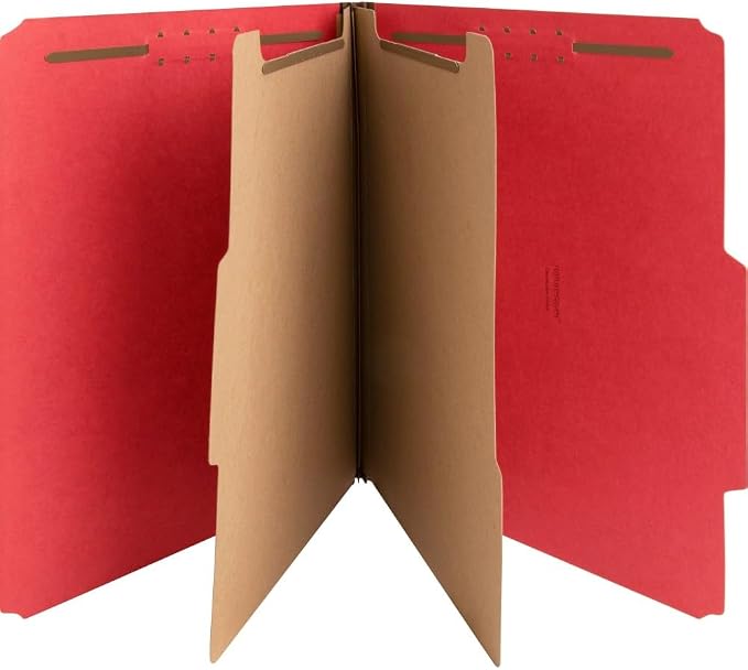 SP17206 Classification Folders, 2-Inch Exp, 2 Dvdrs,Letter,10/BX,BRD - Image 2