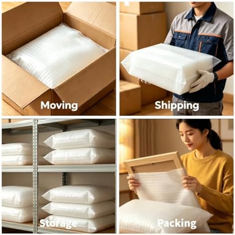Moving supplies,10PC Cushion Foam Pouches,30" x 40",1mm Thickness - Image 6