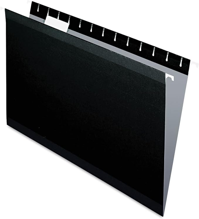 Pendaflex Recycled Hanging Folders, Black, Legal (Pack of 10) by TOPSProducts