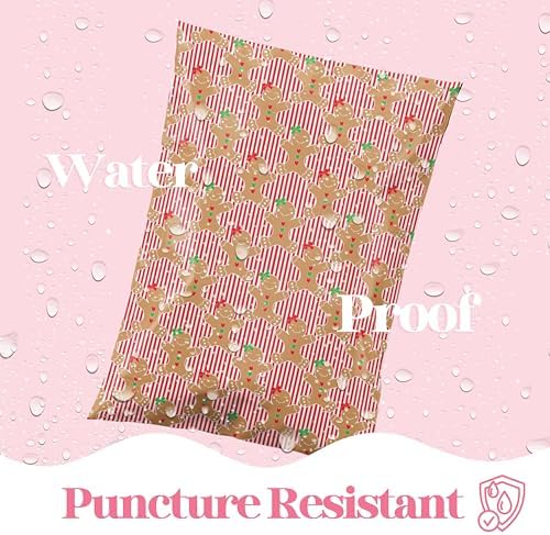 Pretty Package Store Poly Mailers 10x13, Gingerbread, 100 Pack - Image 6