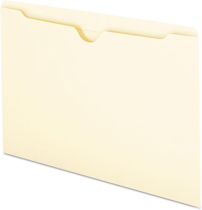 Smead File Jacket, Reinforced Straight-Cut Tab, Flat-No Expansion, Legal Size, Manila, 100 per Box - Image 5