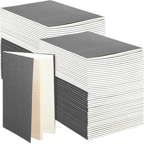 Mimorou 100 Pcs A5 Journals Notebooks Bulk,Grey,Lined by Mimorou
