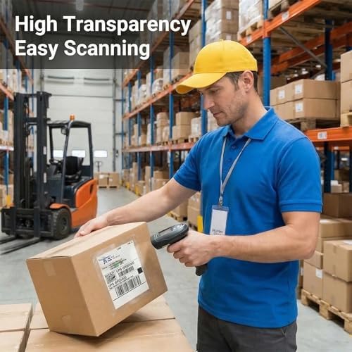 9527 Product 7.5" x 5.5" Clear Adhesive Top Loading Packing List Clear Shipping Pouches, Mailing/Shipping Label Envelopes (4000 Pack) - Image 6