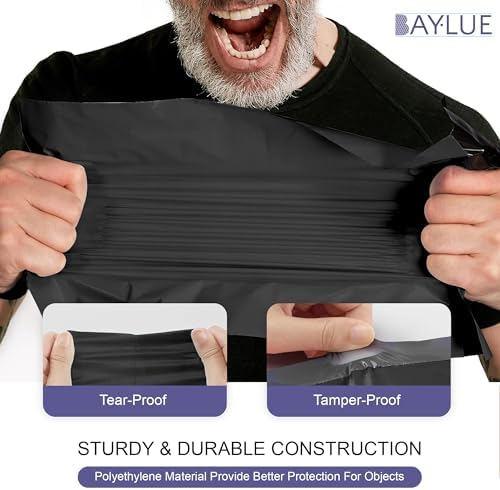 Black Poly Mailers 19x24, Self Seal Shipping & Mailing Bags, 100 Pack Bulk - Image 5