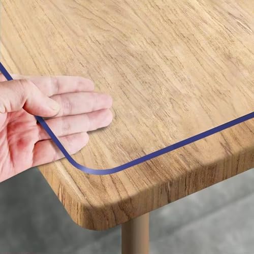 Royhom Clear Table Protector 40 x 90 Inch, 1.5mm Plastic Table Cover by Royhom