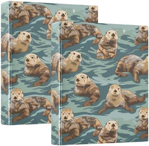 3 Ring Binder 1.5 Inch Clipboards Binders with Interior Pockets Round Ring Binder for Office Supplies and School by KICPOAY