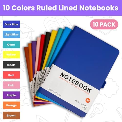 20 Pack A5 Journals, Lined Hardcover Journaling Notebooks Bulk for Writing - Image 2