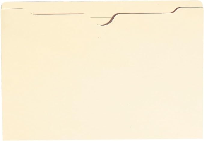 Smead File Jacket, Reinforced Straight-Cut Tab, Flat-No Expansion, Legal Size, Manila, 100 per Box by SMEAD