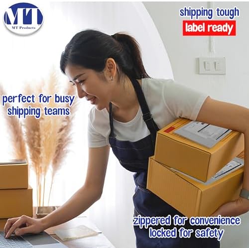 MT Products Clear Plastic Envelope Pouch 6" x 9" - Disposable Blank Packing List for Shipping - Pack of 1000 - Image 3