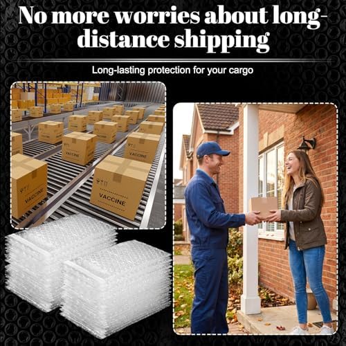 Frienda 150 Pcs Self Adhesive Bubble Bags Packing Pouches, 4" X 6" - Image 6
