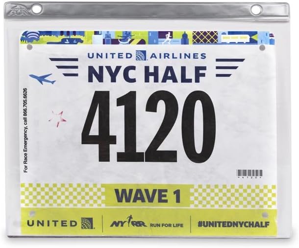 Gone For a Run BibFOLIO Race Bib Protector Sheets - Vinyl Sleeves 24 Sheets | Clear Vinyl Sleeves, Top Loading, BibFOLIO Compatible, Race Memorabilia, Marathon Runner, 2 Pack (24 Sheets) by GoneForaRun