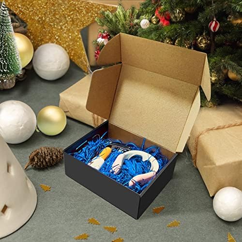 BoShahai 30 Pack 9x6x4 inch Black Shipping Boxes, Corrugated Cardboard - Image 5