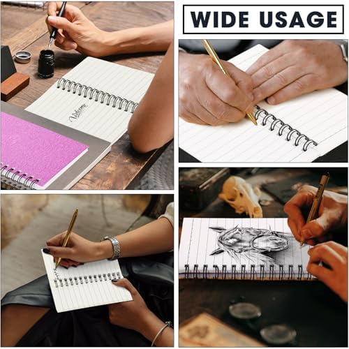 Jutom 18 Pcs Small Spiral Notebook Memo Pad 3x5, Glitter Pink - Image 6