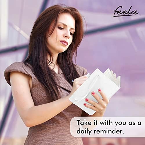 feela 12 Pack Notebooks Journals Bulk, Hardcover Notebook Classic Ruled Lined Journals with Pen Holder for Women Girls School Business Supplies, with 12 Black Pens, 120 GSM, 5.1”x8.3”, A5, White - Image 6